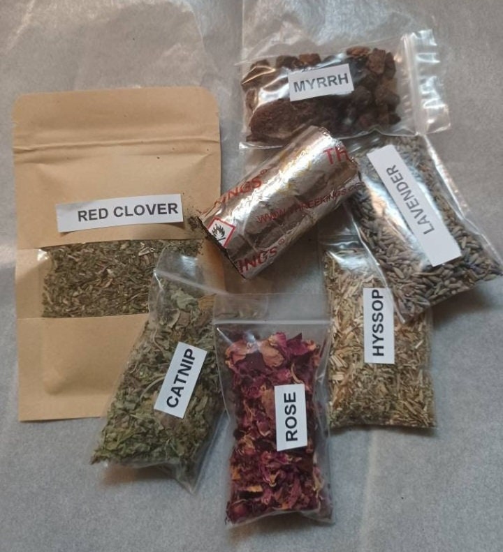 10 Herb Mixture - Starter Herbs - Herb Kit - Sample herbs - Baby Witch - Dried Herbs - Hoodoo - Conjure - Rootwork - Spiritual