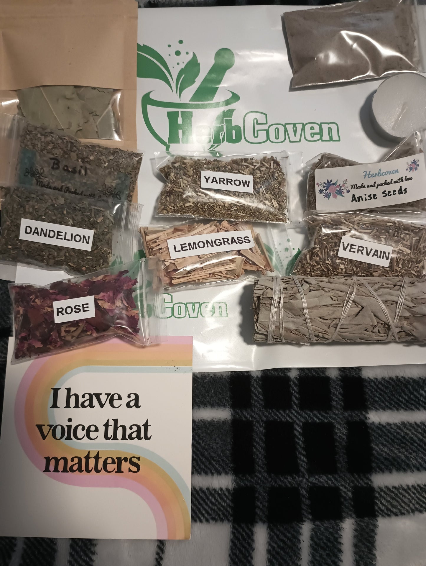 10 Herb Mixture - Starter Herbs - Herb Kit - Sample herbs - Baby Witch - Dried Herbs - Hoodoo - Conjure - Rootwork - Spiritual